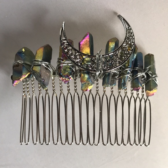 new. crystal hair comb - Picture 3 of 5